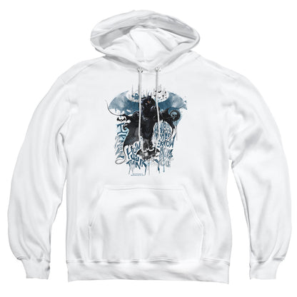 Batman Arkham Knight I Know Mens Hoodie White Officially Licensed