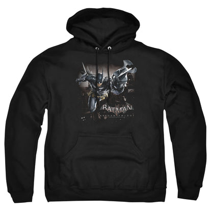 Batman Arkham Knight Grapple Mens Hoodie Black Officially Licensed