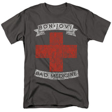 Load image into Gallery viewer, Bon Jovi Bad Medicine Mens T Shirt Charcoal