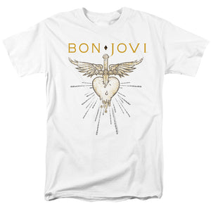 Bon Jovi Greatest Hits Mens T Shirt White