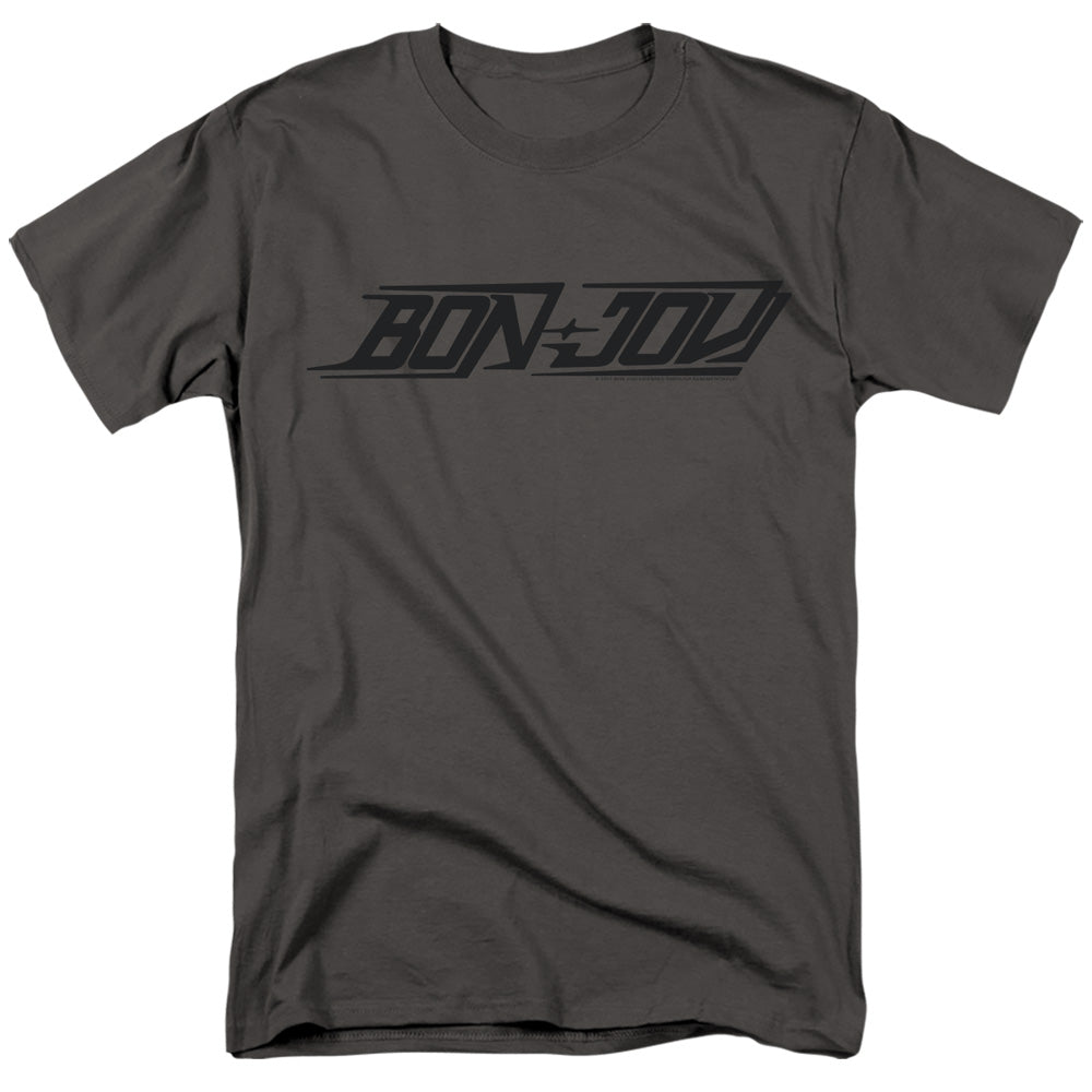 Bon Jovi New Logo Mens T Shirt Charcoal