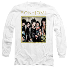 Load image into Gallery viewer, Bon Jovi Framed Mens Long Sleeve Shirt White