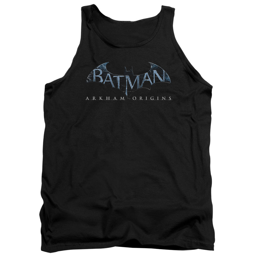 Batman Arkham Origins Logo Mens Tank Top Shirt Black