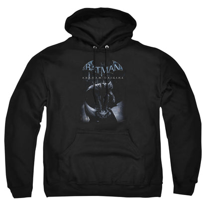 Batman Arkham Origins Perched Cat Mens Hoodie Black Officially Licensed