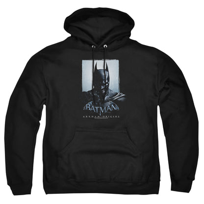 Batman Arkham Origins Two Sides Mens Hoodie Black Officially Licensed