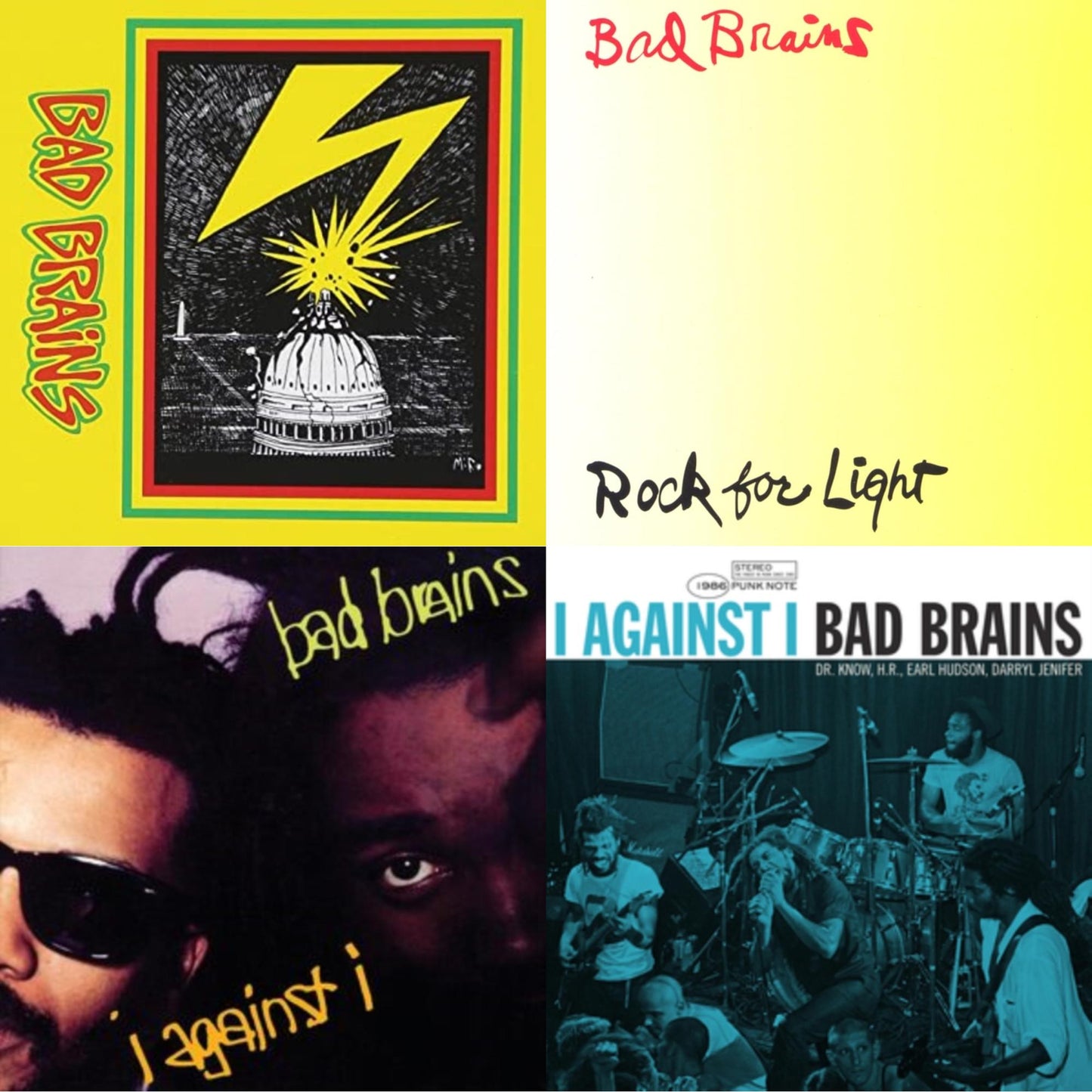 Bad Brains - Bad Brains & I Against I & I Against I - Punk Note & Rock For Light (Burnt Orange LP Vinyl)