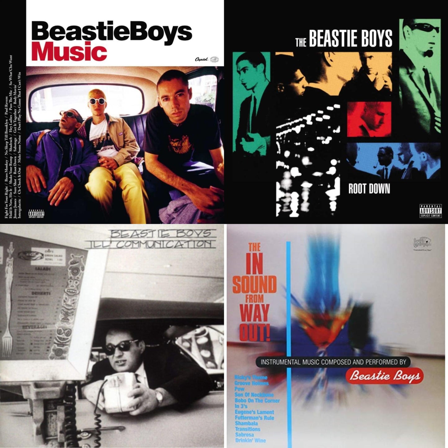 Beastie Boys - Ill Communication & Beastie Boys Music (2LP) & In Sound From Way Out (180G) & Root Down Ep