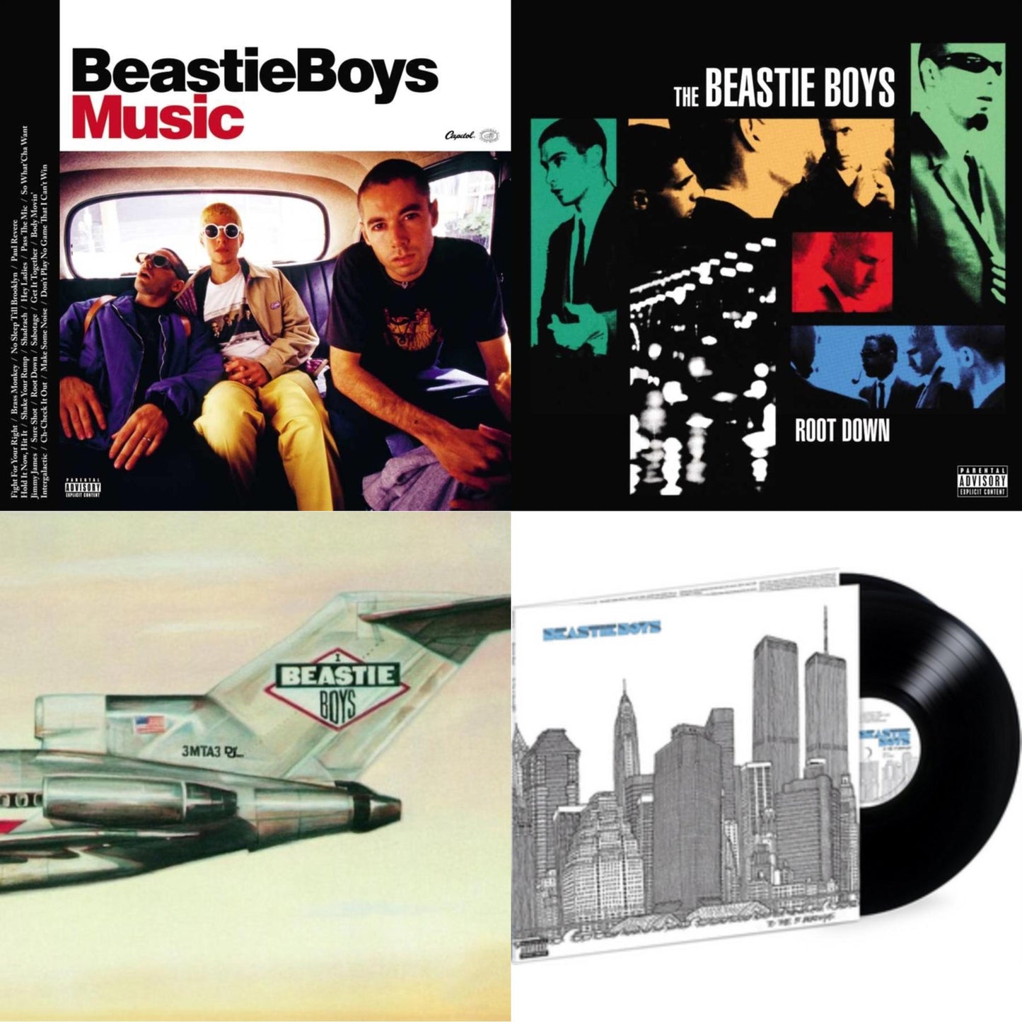 Beastie Boys - Beastie Boys Music (2LP) & Licensed To Ill (30Th Anniversary Edition) & To The 5 Boroughs (180G/2LP) & Root Down Ep