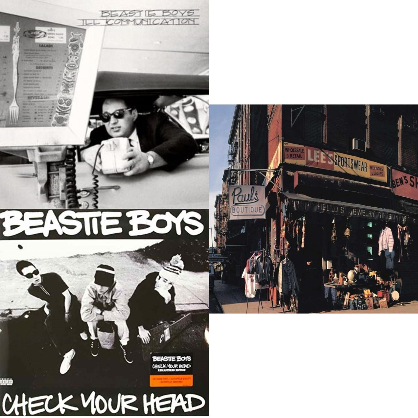 Beastie Boys - Check Your Head & Ill Communication (30Th Anniversary Deluxe Edition) (3LP) & Paul's Boutique (2 LP)