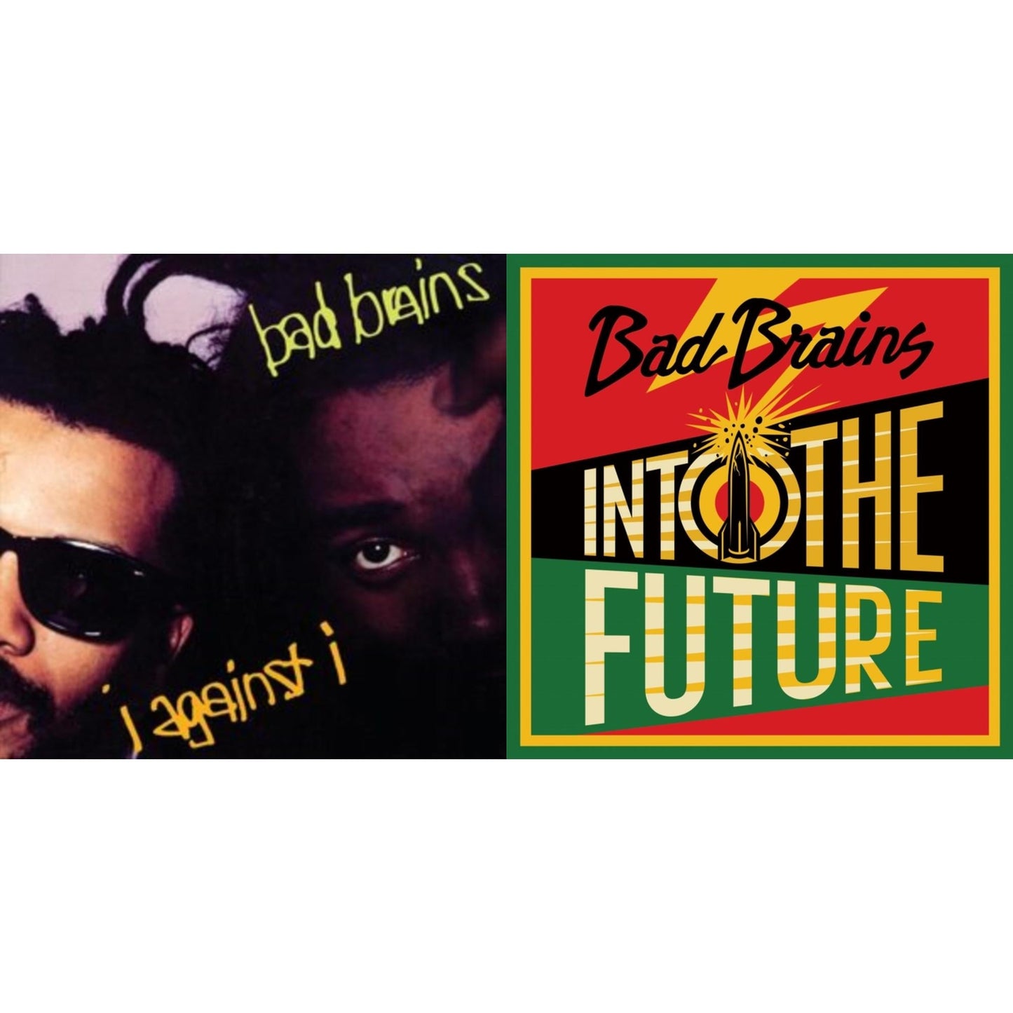 Bad Brains - Into The Future (Green, Yellow, Red Splatter LP Vinyl) & I Against I