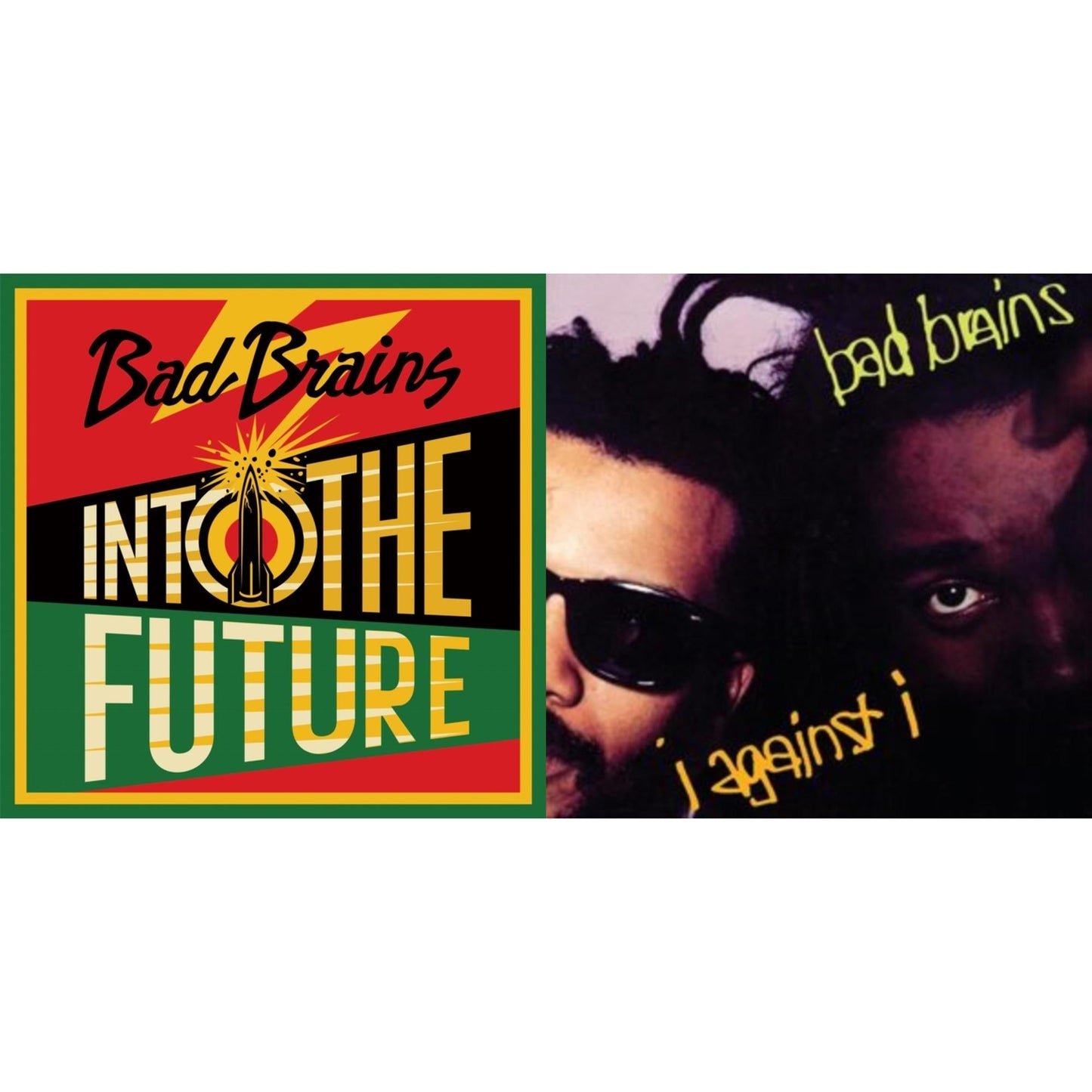 Bad Brains - Into The Future (Green, Yellow, Red Splatter LP Vinyl) & I Against I