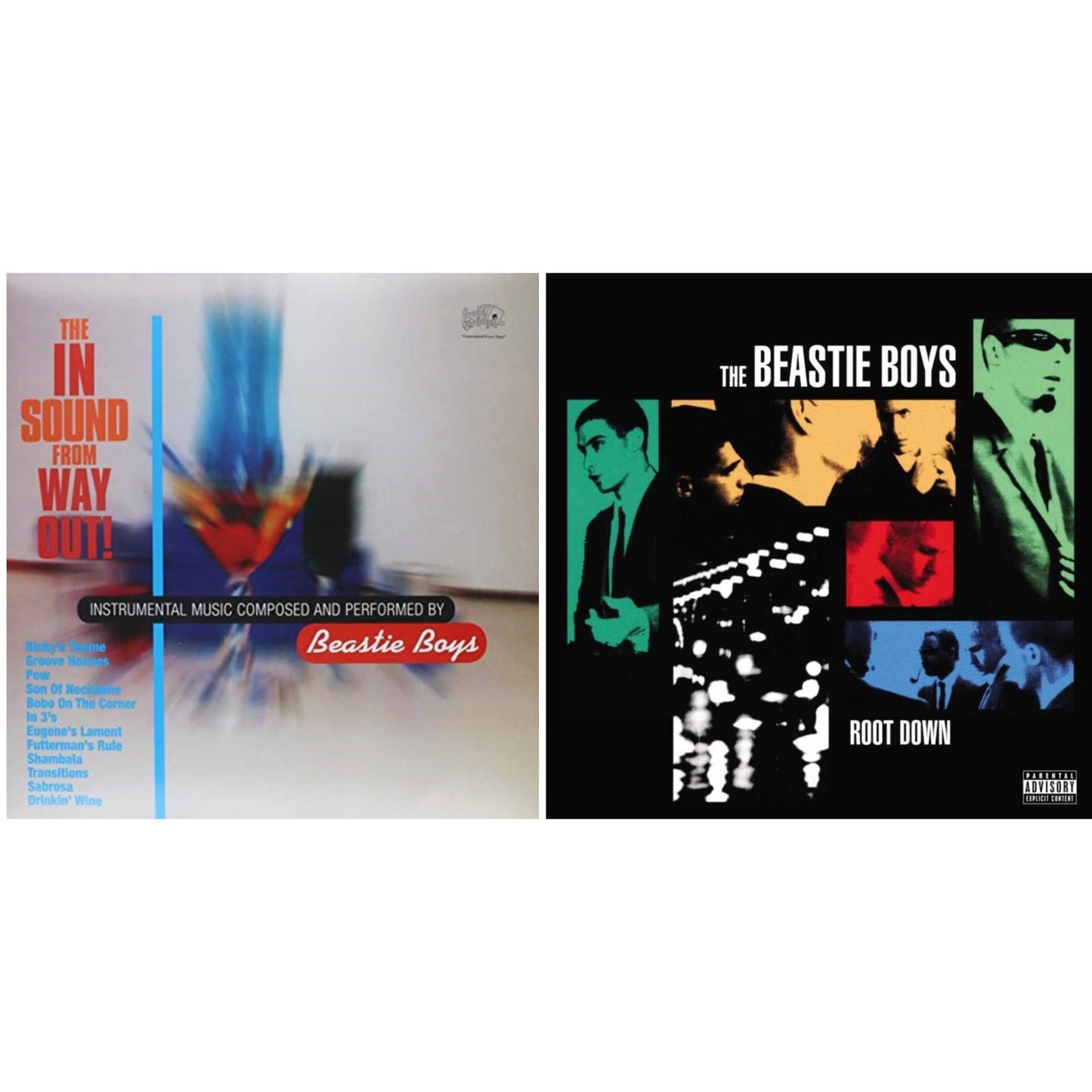 Beastie Boys - In Sound From Way Out (180G) & Root Down Ep - LP Vinyl Bundle