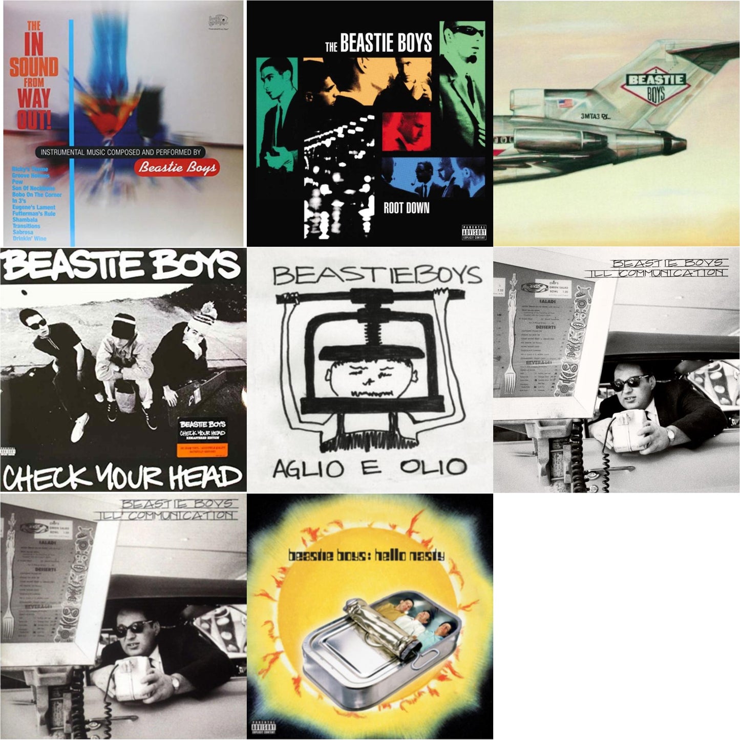 Beastie Boys - Check Your Head & Ill Communication & Hello Nasty & Aglio E Olio & Ill Communication (30Th Anniversary Deluxe Edition) (3LP) & Licensed To Ill (30Th Anniversary Edition) & In Sound From Way Out (180G) & Root Down Ep