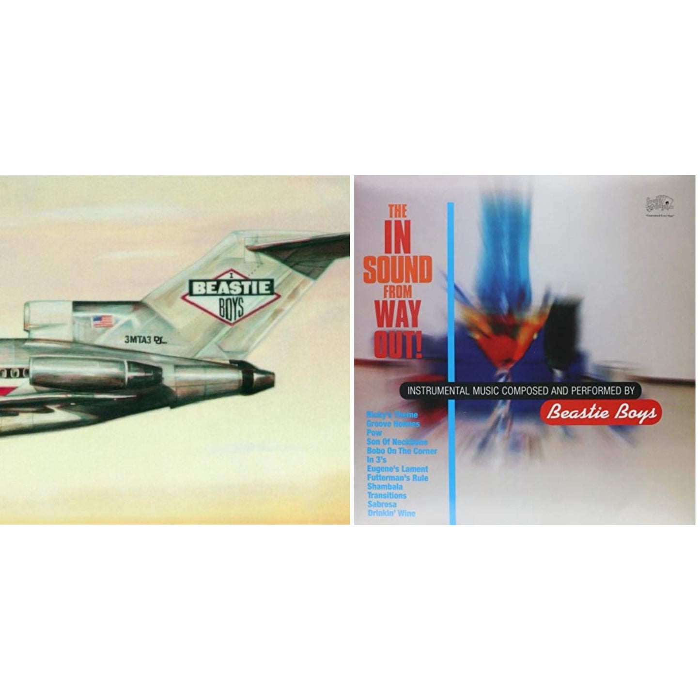 Beastie Boys - Licensed To Ill (30Th Anniversary Edition) & In Sound From Way Out (180G) - LP Vinyl Bundle
