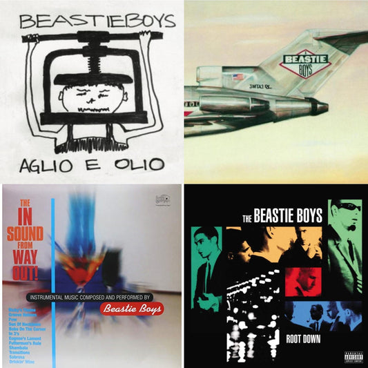 Beastie Boys - Aglio E Olio & Licensed To Ill (30Th Anniversary Edition) & In Sound From Way Out (180G) & Root Down Ep - LP Vinyl Bundle