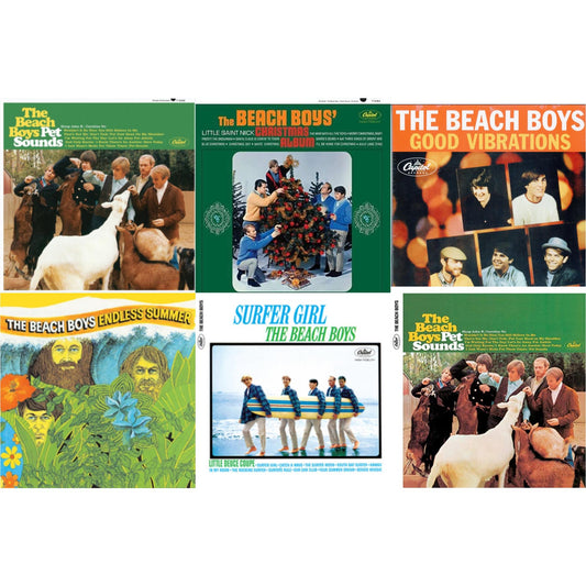 Beach Boys - Endless Summer & Beach Boys' Christmas Album (Mono) & Pet Sounds (Mono) & Pet Sounds (Stereo) & Surfer Girl (75Th Anniversary) & Good Vibrations (Orange/Yellow Swirl-Marble LP Vinyl)