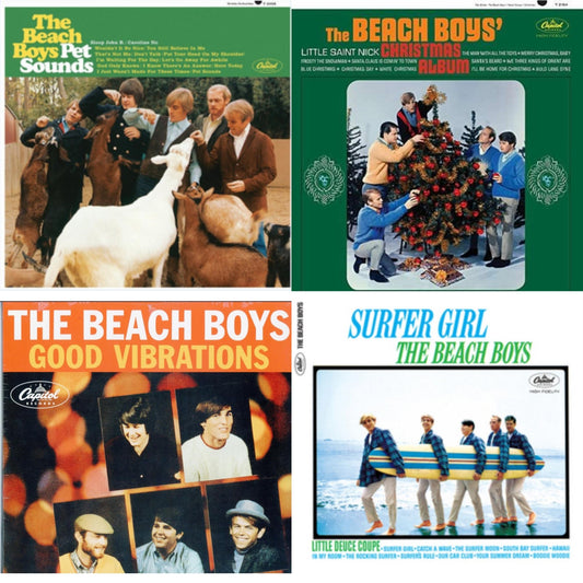 Beach Boys - Beach Boys' Christmas Album (Mono) & Pet Sounds (Stereo) & Surfer Girl (75Th Anniversary) & Good Vibrations (Orange/Yellow Swirl-Marble LP Vinyl)
