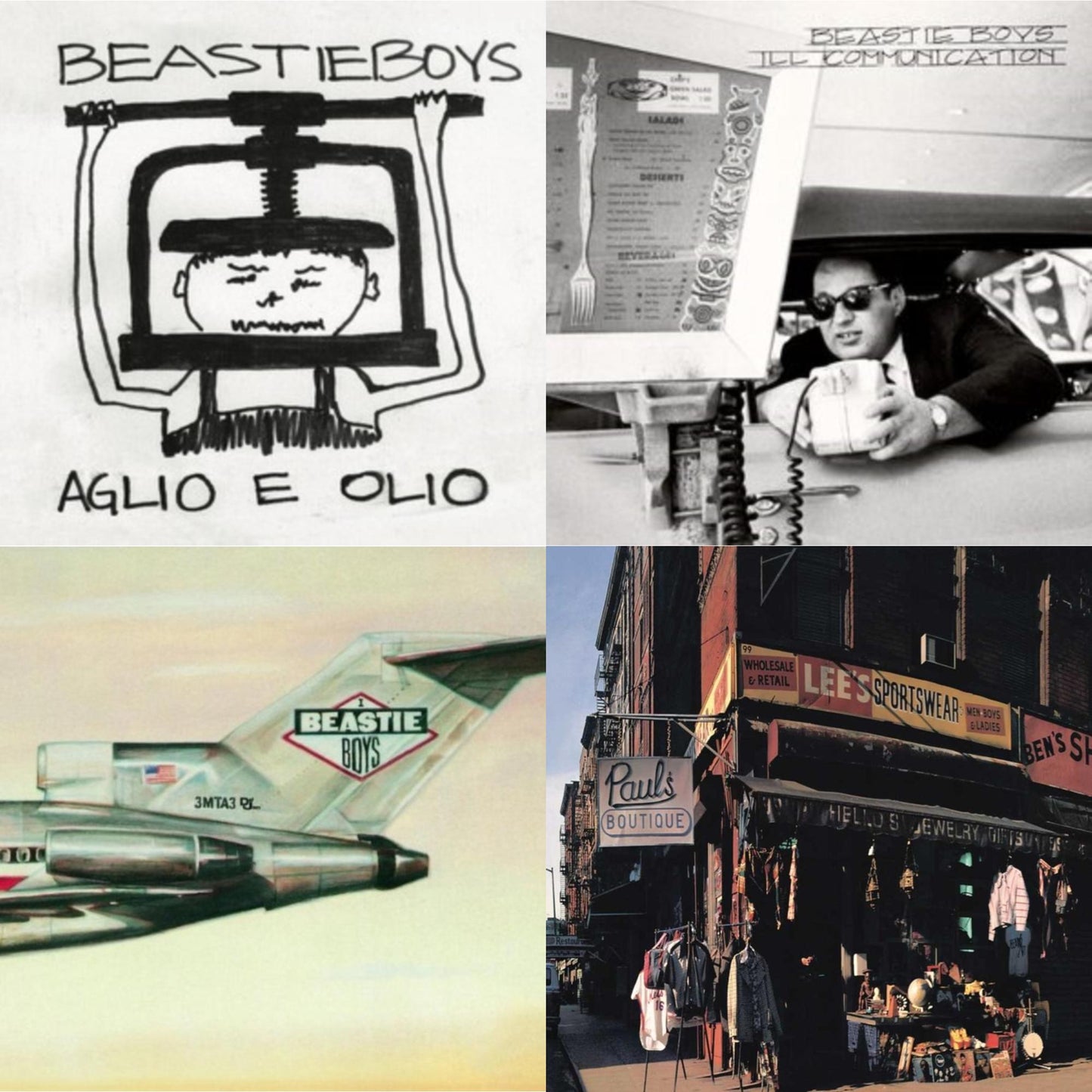 Beastie Boys - Aglio E Olio & Ill Communication (30Th Anniversary Deluxe Edition) (3LP) & Licensed To Ill (30Th Anniversary Edition) & Paul's Boutique (2 LP)