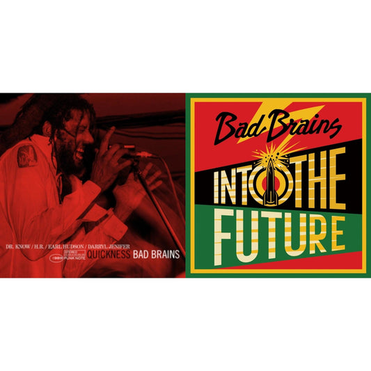 Bad Brains - Into The Future (Green, Yellow, Red Splatter LP Vinyl) & Quickness (Punk Note)