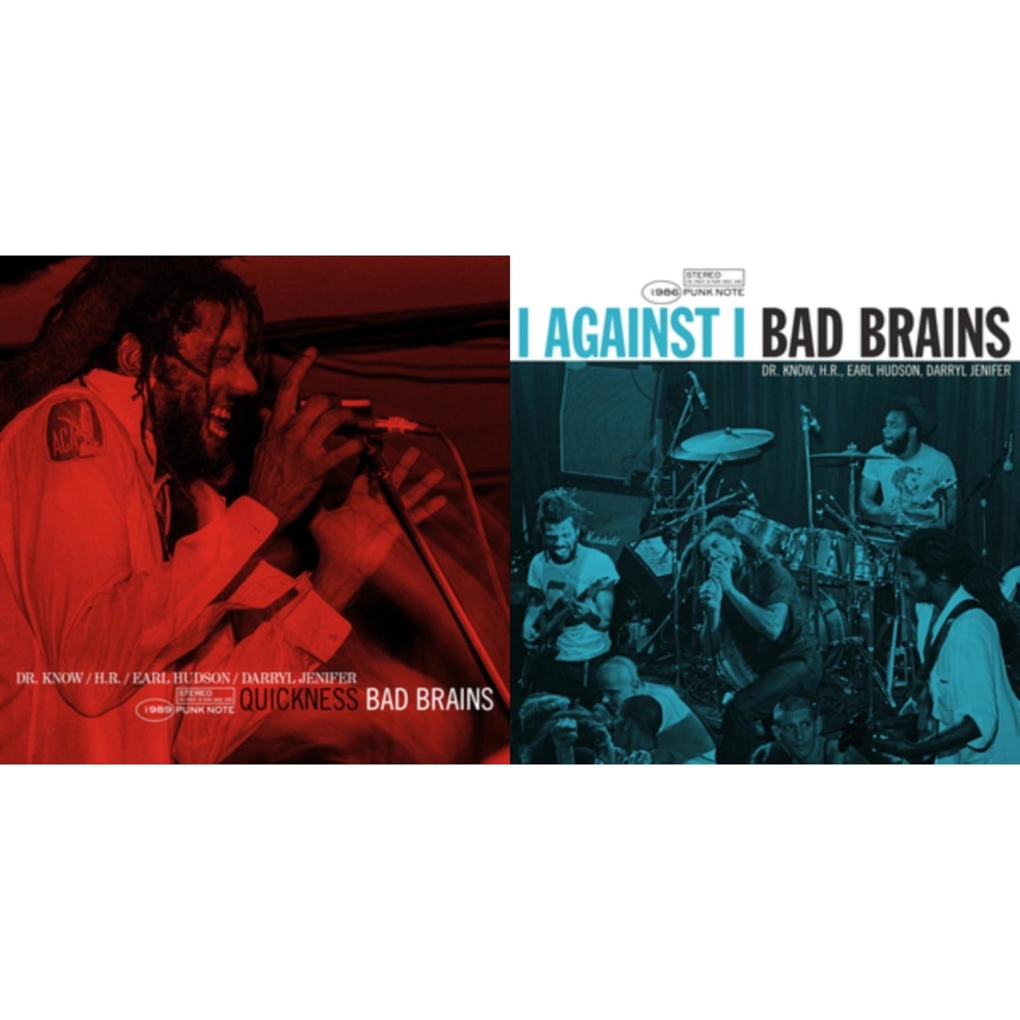 Bad Brains - Quickness (Punk Note) & I Against I - Punk Note - LP Vinyl Bundle