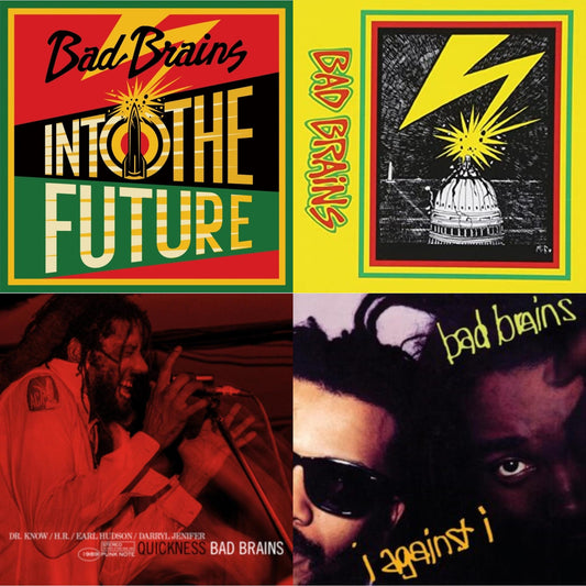 Bad Brains - Into The Future (Green, Yellow, Red Splatter LP Vinyl) & Bad Brains & Quickness (Punk Note) & I Against I