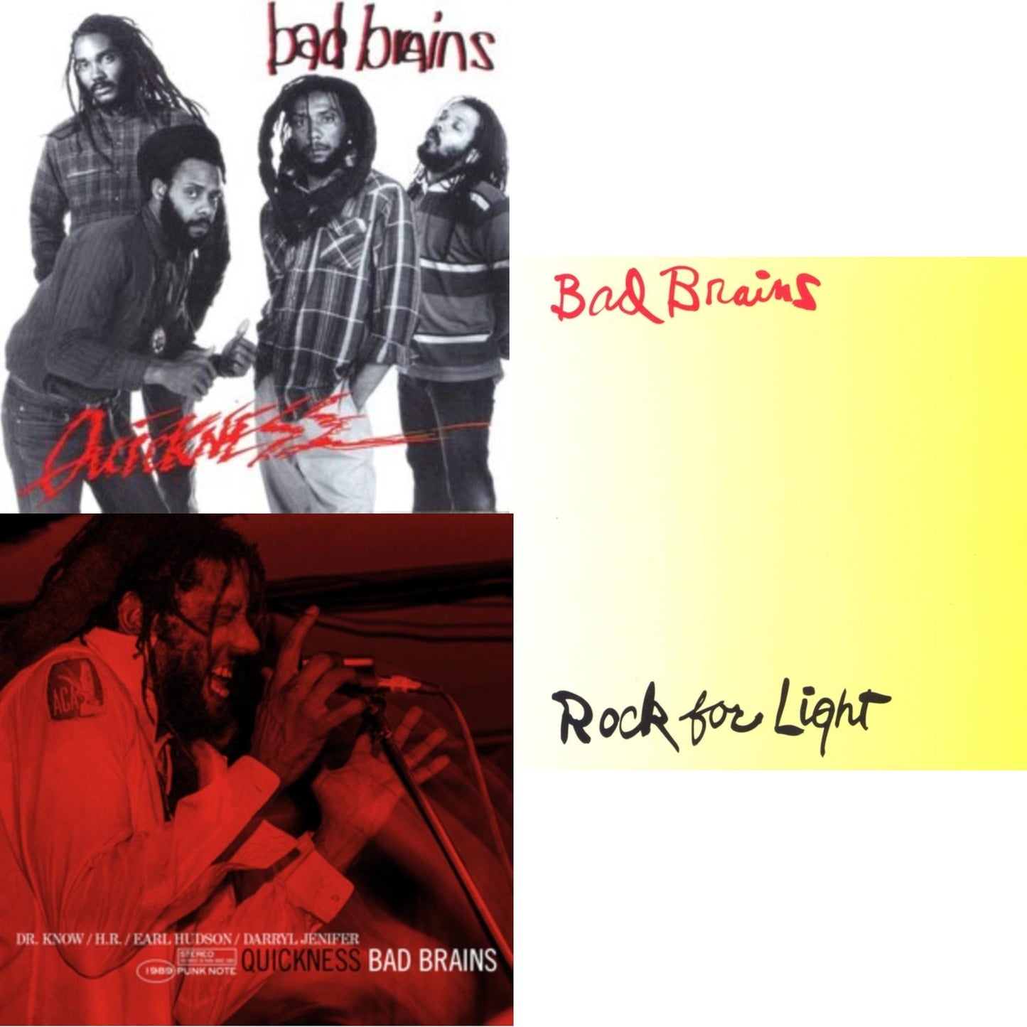 Bad Brains - Quickness & Quickness (Punk Note) & Rock For Light (Burnt Orange LP Vinyl)