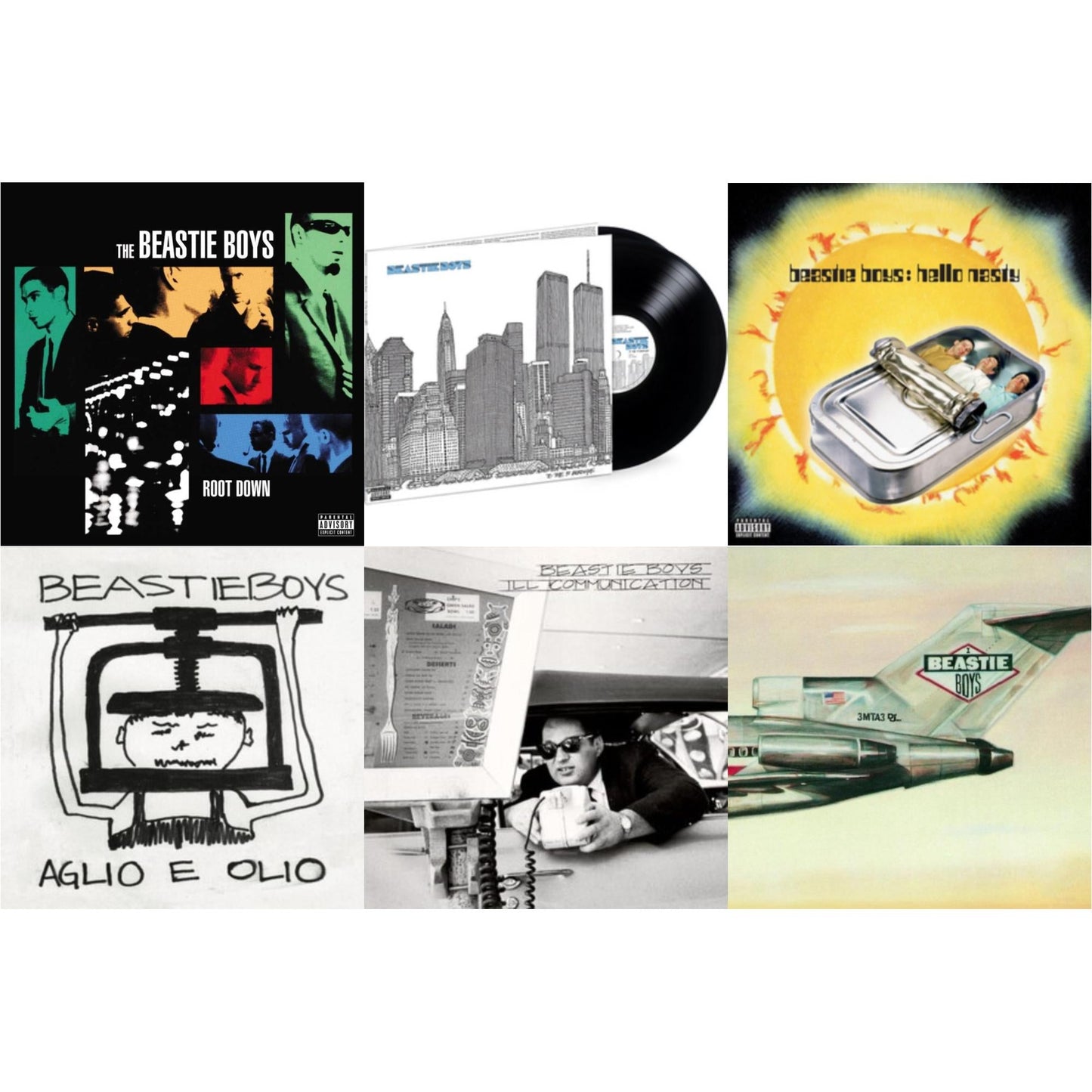 Beastie Boys - Hello Nasty & Aglio E Olio & Ill Communication (30Th Anniversary Deluxe Edition) (3LP) & Licensed To Ill (30Th Anniversary Edition) & To The 5 Boroughs (180G/2LP) & Root Down Ep