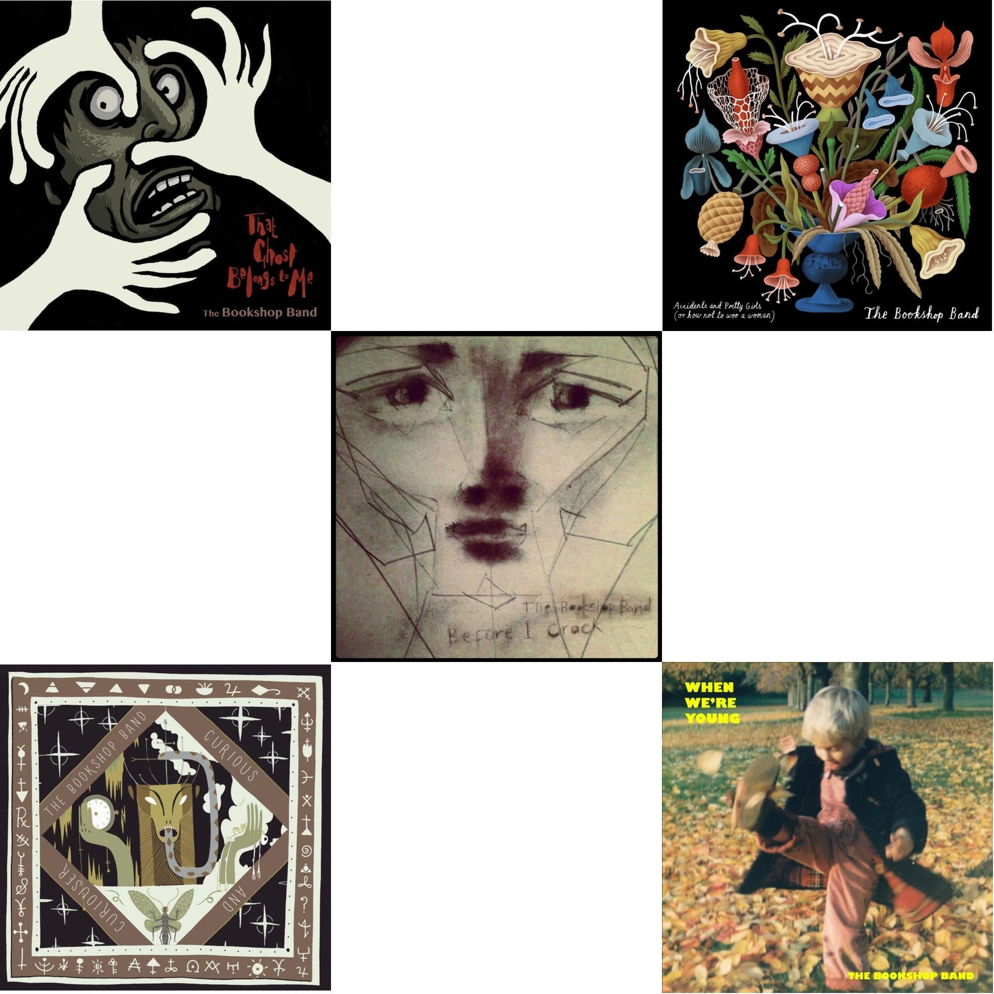 Bookshop Band - That Ghost Belongs To Me & Curious & Curiouser & Before I Crack & Accidents & Pretty Girls & When We’Re Young - CD Bundle