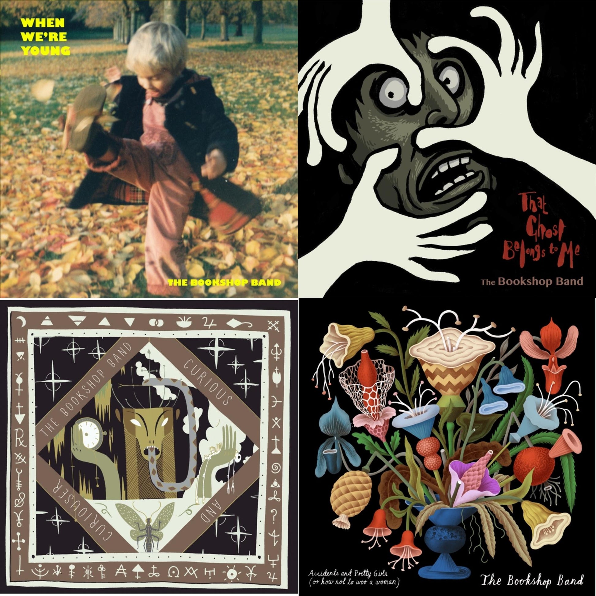 Bookshop Band - When We’Re Young & That Ghost Belongs To Me & Curious & Curiouser & Accidents & Pretty Girls - CD Bundle