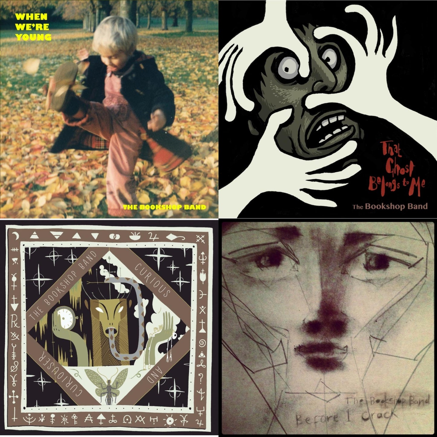 Bookshop Band - When We’Re Young & That Ghost Belongs To Me & Curious & Curiouser & Before I Crack - CD Bundle