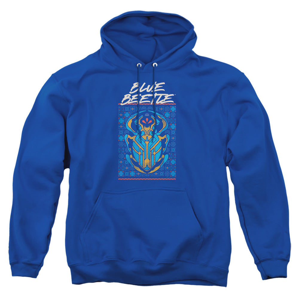 Blue Beetle (2023) Stylized Scarab Mens Hoodie Royal Officially Licensed