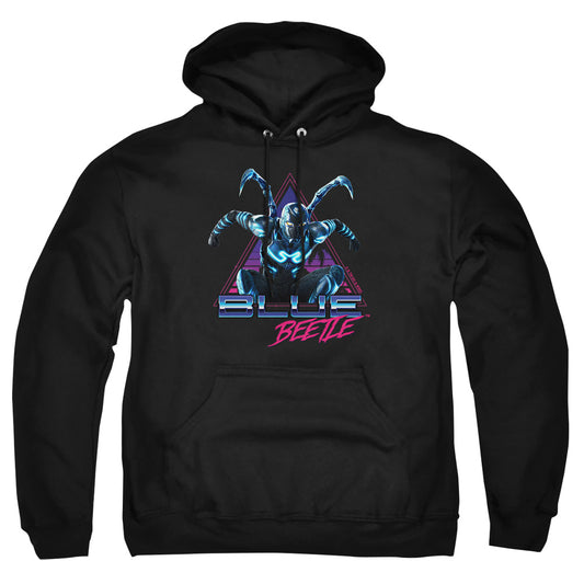 Blue Beetle (2023) Leaping Triangle Mens Hoodie Black Officially Licensed