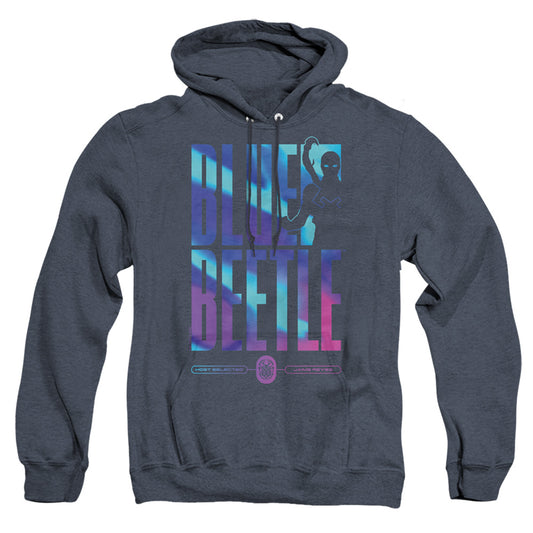Blue Beetle (2023) Hero Host Heather Mens Hoodie Navy Officially Licensed