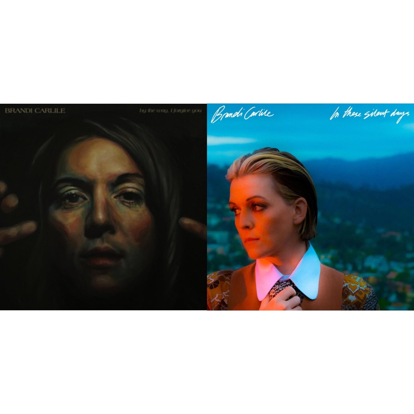 Brandi Carlile - In These Silent Days & By The Way, I Forgive You (Dl Card) - LP Vinyl Bundle