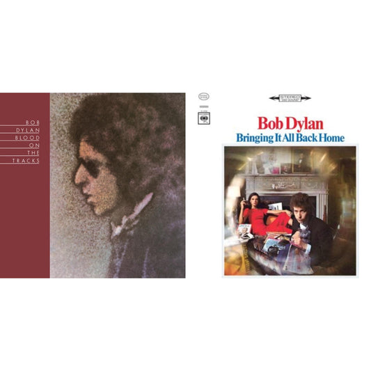 Bob Dylan - Blood On The Tracks (150G/Dl Insert) & Bringing It All Back Home - LP Vinyl Bundle