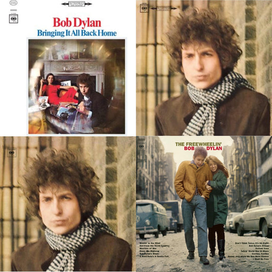 Bob Dylan - Bringing It All Back Home & Blonde On Blonde & Blonde On Blonde & Freewheelin Bob Dylan (140G/Dl Code) - LP Vinyl Bundle