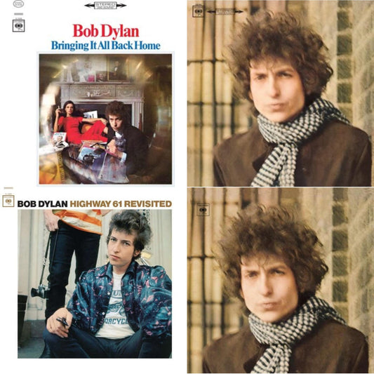 Bob Dylan - Bringing It All Back Home & Blonde On Blonde & Highway 61 Revisited & Blonde On Blonde - LP Vinyl Bundle