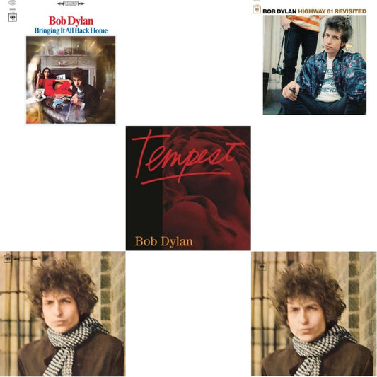 Bob Dylan - Bringing It All Back Home & Blonde On Blonde & Tempest (2LP/CD/180G/Gatefold) & Highway 61 Revisited & Blonde On Blonde