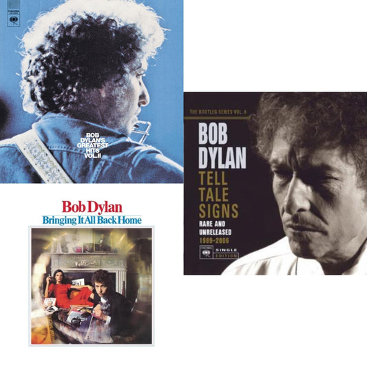 Bob Dylan - Greatest Hits Vol.2 & Bringing It All Back Home & Tell Tale Signs: Bootleg Series Vol.8 - CD Bundle