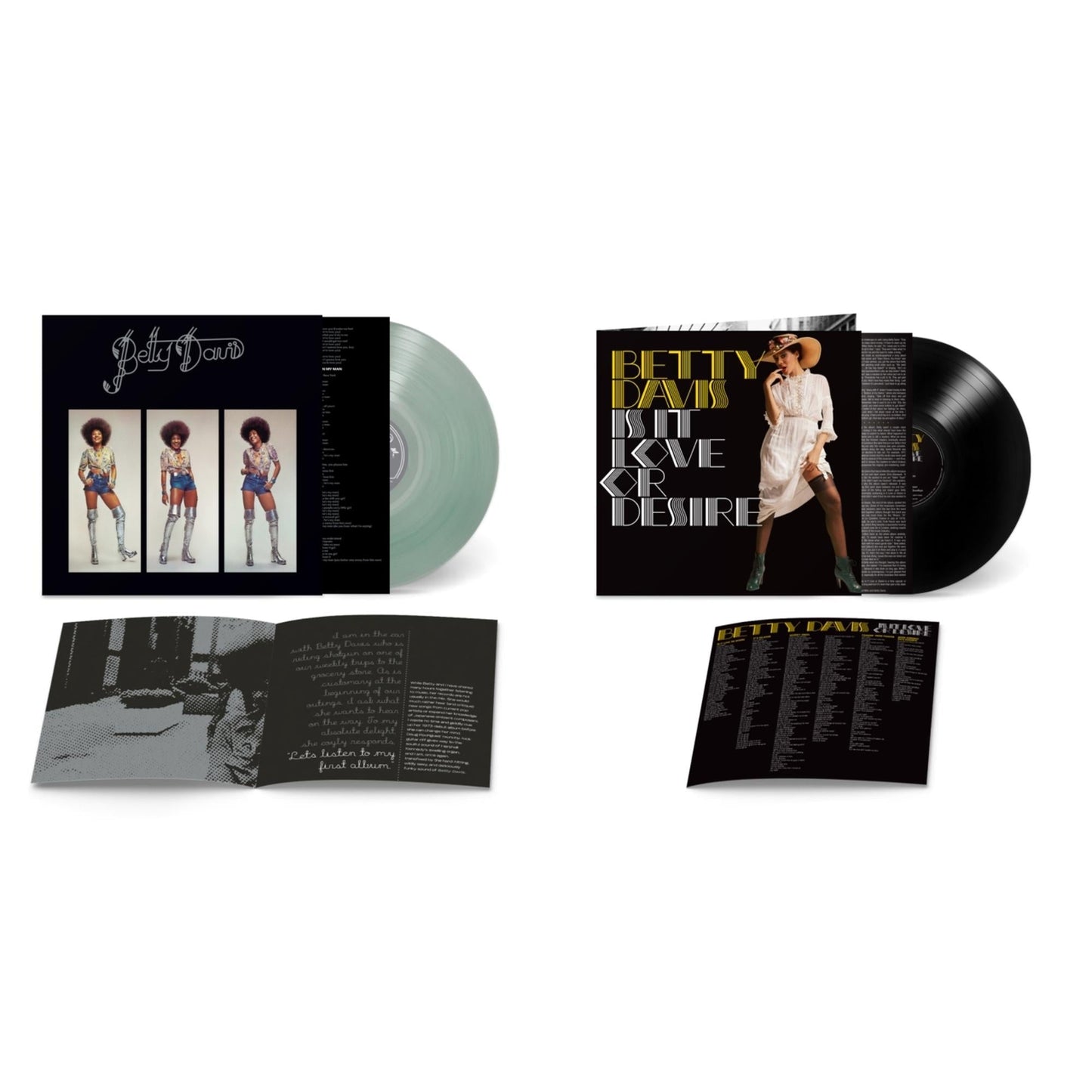 Betty Davis - Is It Love Or Desire & Betty Davis (Clear LP Vinyl)