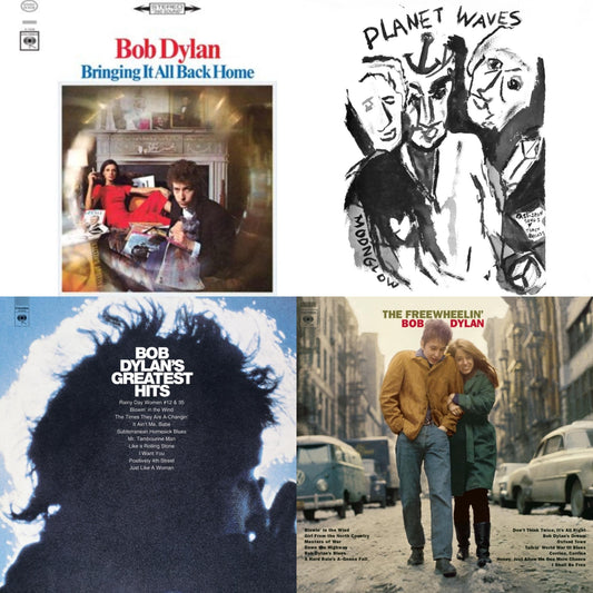 Bob Dylan - Planet Waves (150G LP Vinyl/Dl) & Bringing It All Back Home & Freewheelin Bob Dylan (140G/Dl Code) & Greatest Hits (150G/Dl Card)