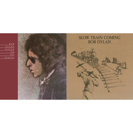 Bob Dylan - Blood On The Tracks (150G/Dl Insert) & Slow Train Coming (150G/Dl Card) - LP Vinyl Bundle