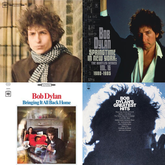 Bob Dylan - Springtime In New York: The Bootleg Series Vol. 16 (1980-1985) (2LP) & Bringing It All Back Home & Blonde On Blonde & Greatest Hits (150G/Dl Card)