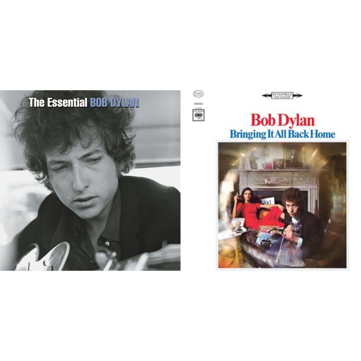 Bob Dylan - Bringing It All Back Home & Essential Bob Dylan - LP Vinyl Bundle