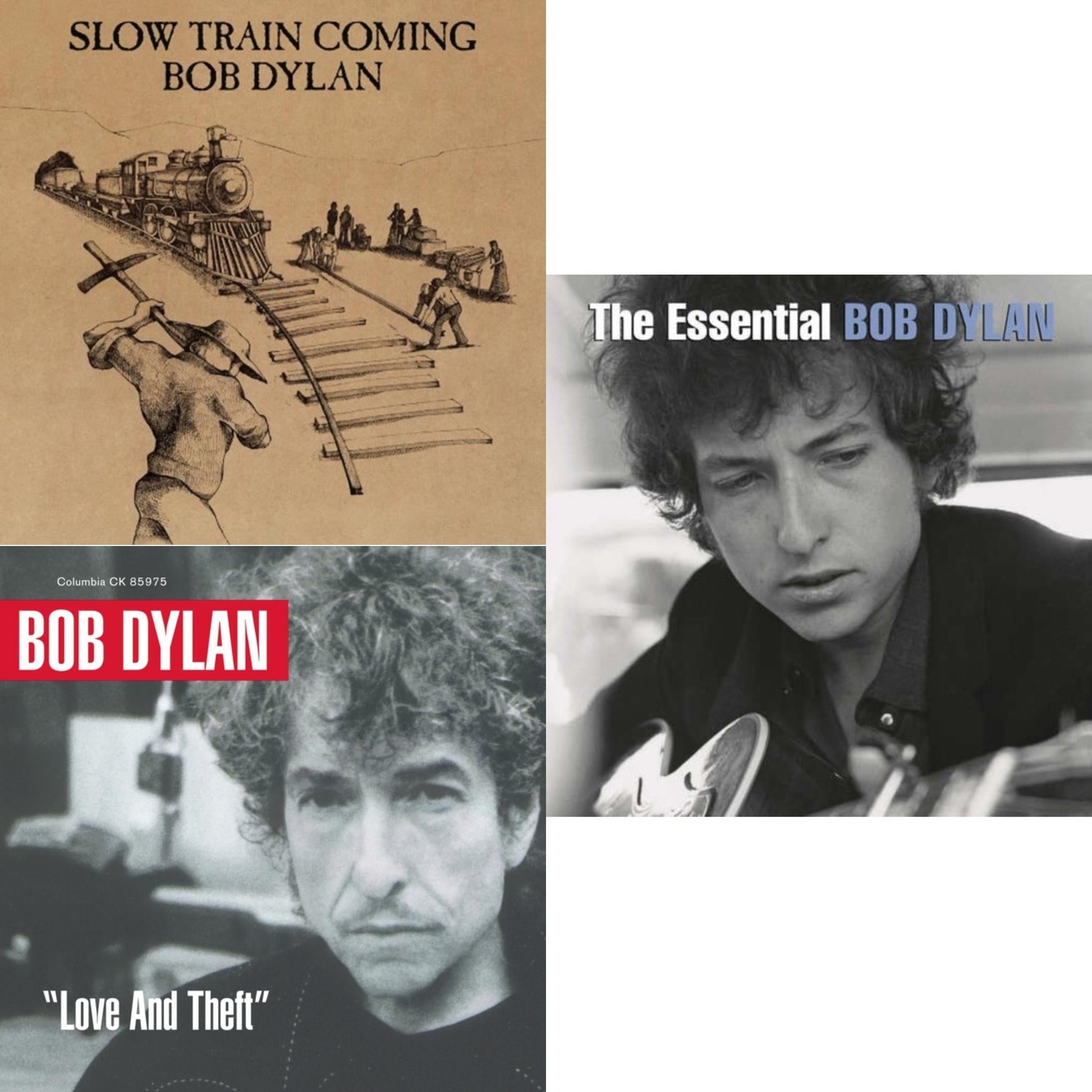 Bob Dylan - Slow Train Coming & Love & Theft & Essential Bob Dylan - CD Bundle