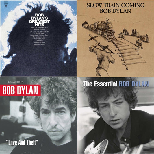 Bob Dylan - Greatest Hits Vol.1 & Slow Train Coming & Love & Theft & Essential Bob Dylan - CD Bundle