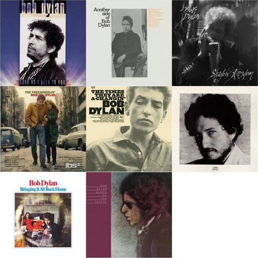 Bob Dylan - Shadow Kingdom & Freewheelin Bob Dylan & Blood On The Tracks & Bringing It All Back Home & Times They Are A-Changin & New Morning & Good As I Been To You & Another Side Of Bob Dylan - CD Bundle
