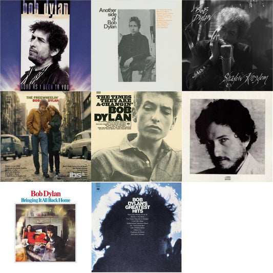 Bob Dylan - Greatest Hits Vol.1 & Shadow Kingdom & Freewheelin Bob Dylan & Bringing It All Back Home & Times They Are A-Changin & New Morning & Good As I Been To You & Another Side Of Bob Dylan - CD Bundle