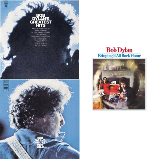 Bob Dylan - Greatest Hits Vol.1 & Greatest Hits Vol.2 & Bringing It All Back Home - CD Bundle