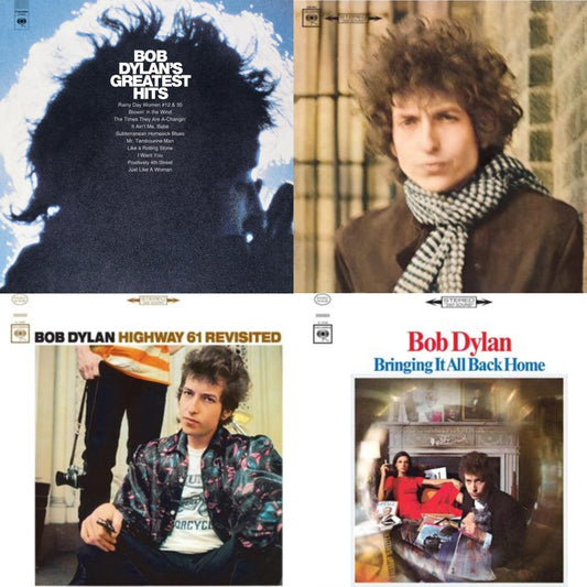 Bob Dylan - Bringing It All Back Home & Highway 61 Revisited & Blonde On Blonde & Greatest Hits (150G/Dl Card) - LP Vinyl Bundle